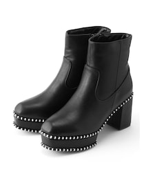 GRL | ステッチデザインショートブーツ(ブーツ)