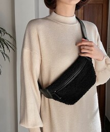 DHOLIC | ボアウエストバッグ(ボディバッグ/ウエストポーチ)