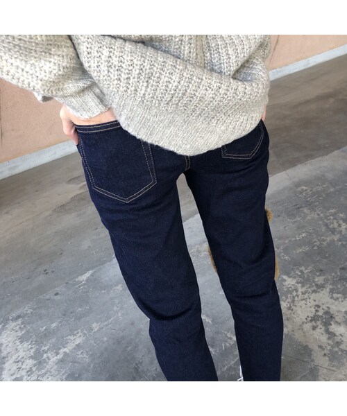 copine（コピン）の「1月8日再入荷！ステッチが可愛い！美ラインストレッチスキニーデニム【クリックポスト対象商品】（デニムパンツ・レディース・その他）」の7枚目の写真