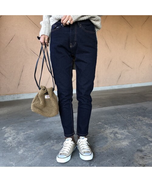 copine（コピン）の「1月8日再入荷！ステッチが可愛い！美ラインストレッチスキニーデニム【クリックポスト対象商品】（デニムパンツ・レディース・その他）」の12枚目の写真