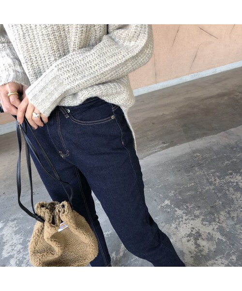 copine（コピン）の「1月8日再入荷！ステッチが可愛い！美ラインストレッチスキニーデニム【クリックポスト対象商品】（デニムパンツ・レディース・その他）」の5枚目の写真