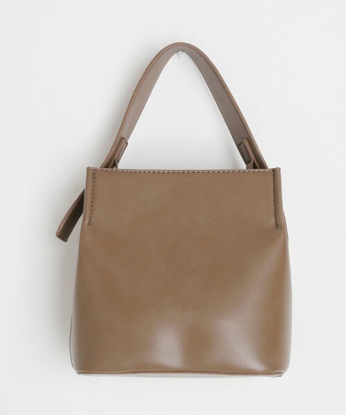 DHOLIC（ディーホリック）の「2WAYスクエアバッグ（ショルダーバッグ・レディース・ブラウン/ブラック/ベージュ/レッド・FREE）」の3枚目の写真