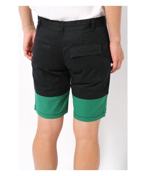 B.C STOCK（ベーセーストック）の「ストレッチツイルバイカラーショーツ（ショート・ハーフパンツ・メンズ・ブラック/グリーン/ブルー A/イエロー・46/48/50）」の9枚目の写真