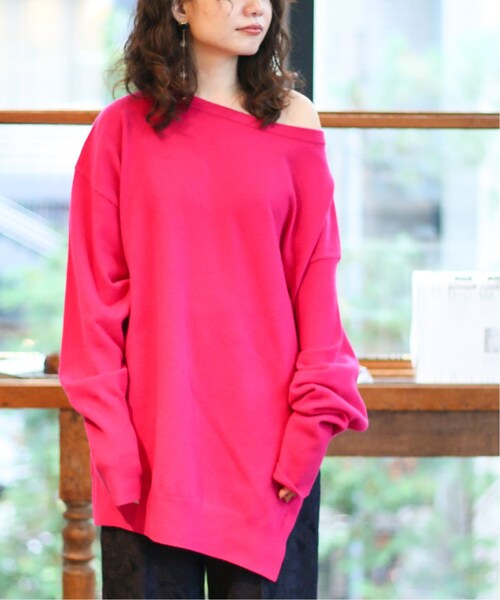 CITYSHOP - CITYSHOP OFF-SHOULDER STRETCH SWEATERニット CITYSHOP（シティーショップ）の「OFF-SHOULDER STRETCH SWEATER