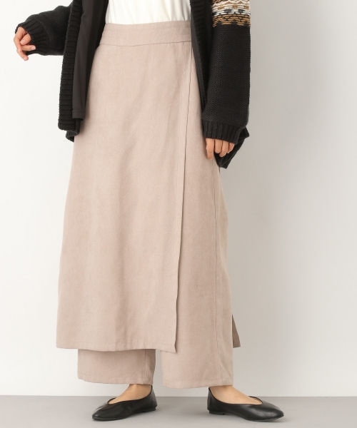 サルバム スエードスカートパンツ 【新品】 サルバム スエードスカートパンツ 【新品】