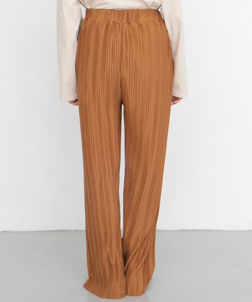 KBF（ケイビーエフ）の「プリーツイージーカットパンツ（その他・レディース・ORG BROWN/L.KHAKI/D.BROWN・one）」の9枚目の写真