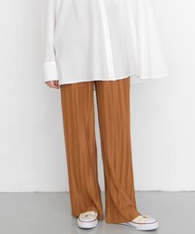 KBF | プリーツイージーカットパンツ(その他)