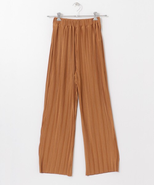 KBF（ケイビーエフ）の「プリーツイージーカットパンツ（その他・レディース・ORG BROWN/L.KHAKI/D.BROWN・one）」の10枚目の写真