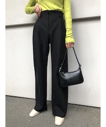 no brand | ｟即納｠tuck high waist pants(その他パンツ)