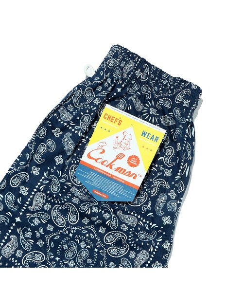 COOKMAN(クックマン)の「COOKMAN - Chef Pants 「Paisley」 Navy(チノパンツ・メンズ・その他)」の4枚目の写真