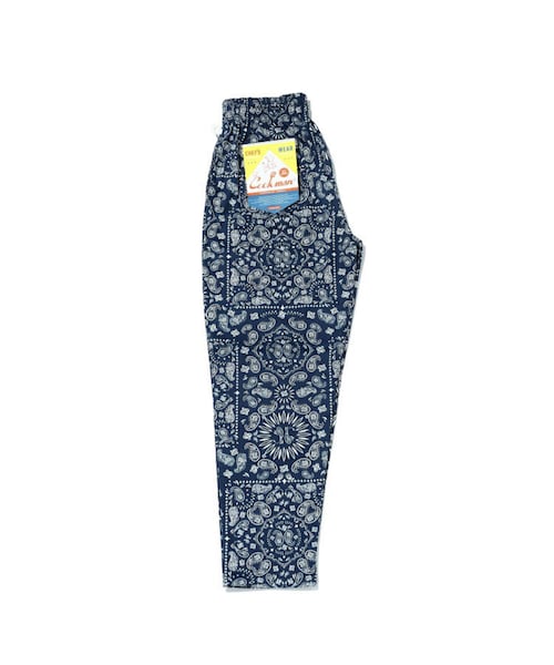 COOKMAN(クックマン)の「COOKMAN - Chef Pants 「Paisley」 Navy(チノパンツ・メンズ・その他)」の2枚目の写真