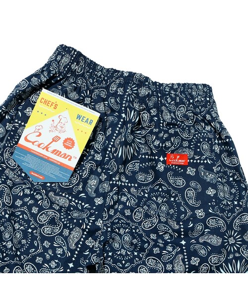 COOKMAN(クックマン)の「COOKMAN - Chef Pants 「Paisley」 Navy(チノパンツ・メンズ・その他)」の5枚目の写真