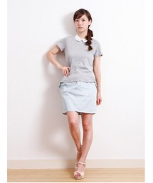 earth music&ecology | ・ビジュー衿付きプルオーバー(トップス)