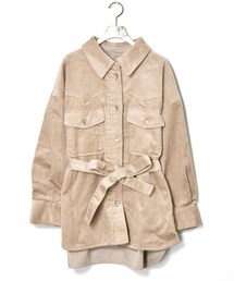 w closet | ウエスタン切り替え裏付ＢＩＧシャツはおり(ジャケット/アウター)