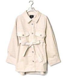 w closet | ウエスタン切り替え裏付ＢＩＧシャツはおり(ジャケット/アウター)