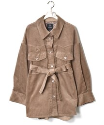 w closet | ウエスタン切り替え裏付ＢＩＧシャツはおり(ジャケット/アウター)