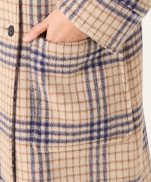 SLOBE IENA（スローブイエナ）の「チェックスタンドコート◇（）」 - WEAR