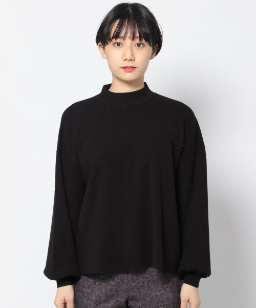 PAGEBOY（ページボーイ）の「【20SS/WEB先行予約】ハイネックボリュームニットＳＳ（トップス・レディース・オフホワイト/ベージュ/レモン/ピーコックブルー・F）」の14枚目の写真