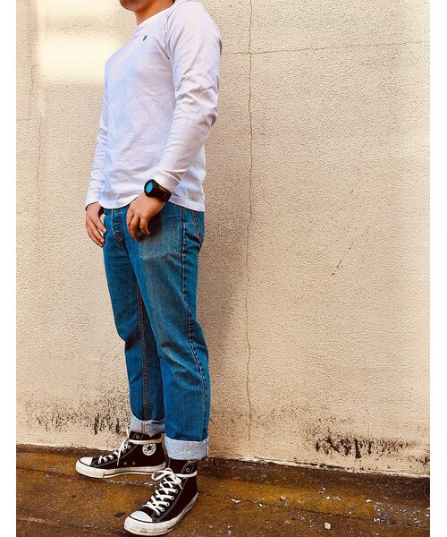 no brand(ノーブランド)の「Small patch Long sleeve Tee 6.2oz(Tシャツ/カットソー・メンズ・その他)」の7枚目の写真