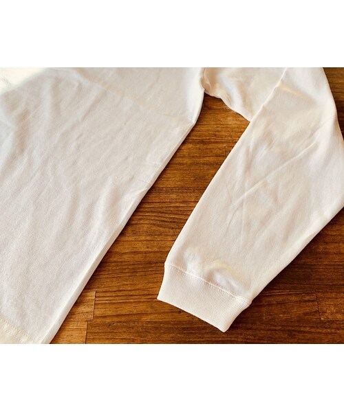 no brand(ノーブランド)の「Small patch Long sleeve Tee 6.2oz(Tシャツ/カットソー・メンズ・その他)」の5枚目の写真