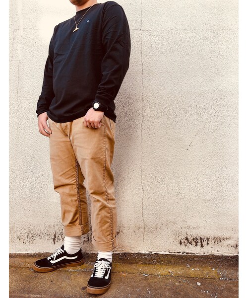 no brand(ノーブランド)の「Small patch Long sleeve Tee 6.2oz(Tシャツ/カットソー・メンズ・その他)」の6枚目の写真