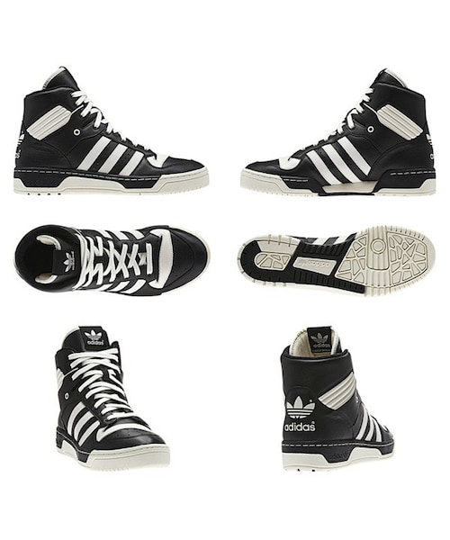 AND1・バリスティックミッド adidas（アディダス）の「adidas Originals RIVALRY Hi Black