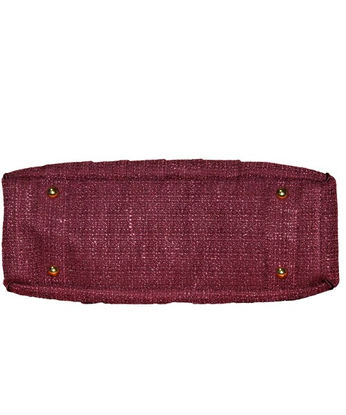 no brand(ノーブランド)の「ソフトプリーツ2wayバッグ ショルダーバッグ ハンドバッグ (ボルドー)(C66B) 【送料・代引き手数料無料】(ショルダーバッグ・レディース・その他)」の8枚目の写真