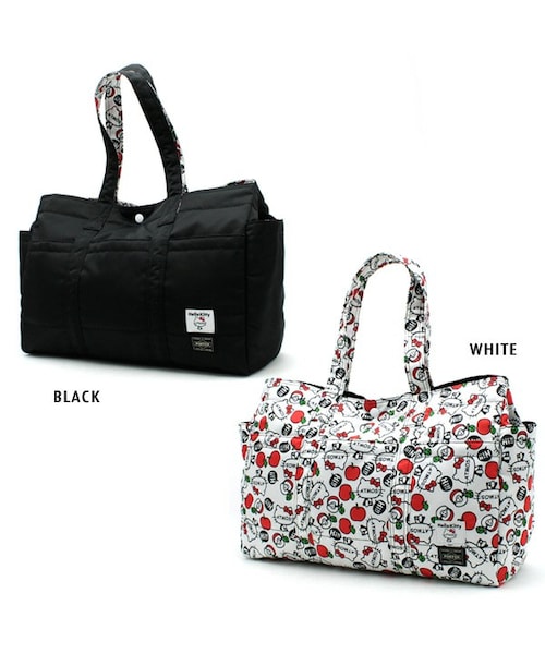 atmos（アトモス）の「HELLO KITTY×PORTER×atmos APPLE TOTE 2色展開