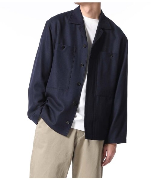 ADAM ET ROPE'（アダムエロペ）の「マルチモチーフブルゾン（ジャケット/アウター・メンズ・グレー/ダークブラウン系/ネイビー・M/L）」の3枚目の写真