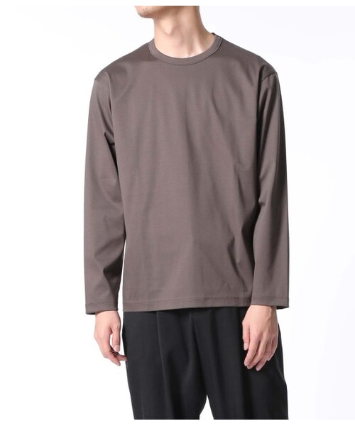 ADAM ET ROPE'(アダムエロペ)の「【NORITAKE】 Leo CN L/S Tee(トップス・メンズ・ホワイト/サックス/オレンジ/グレー・M/S/L)」の2枚目の写真