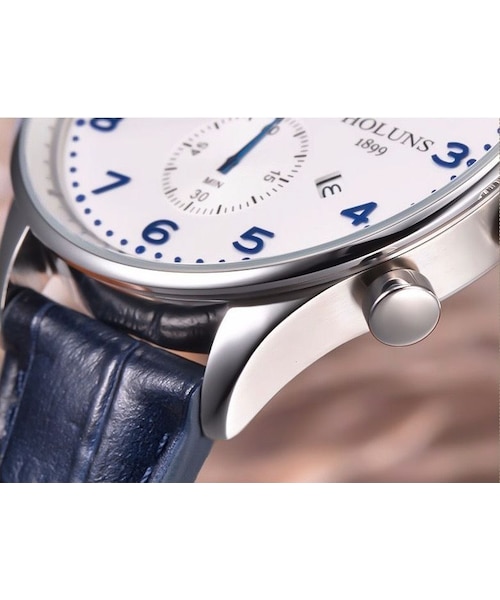 no brand（ノーブランド）の「HOLUNS メンズ クォーツ腕時計 ポルト