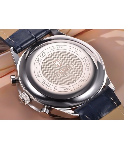 no brand（ノーブランド）の「HOLUNS メンズ クォーツ腕時計 ポルト