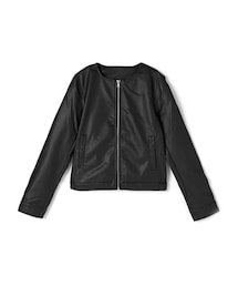 GRL | ノーカラーライダースジャケット(ライダースジャケット)