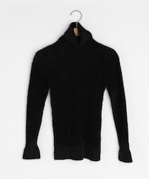 DHOLIC | タートルネックファーニット(ニット/セーター)