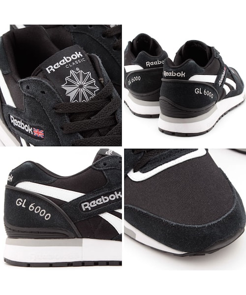 Reebok（リーボック）の「Reebok GL 6000　BLACK/WHITE（LOW-CUT・メンズ・other・23.0cm/23.5cm/24.0cm/24.5cm/26.0cm/26.5cm/27.0cm/27.5cm/28.0cm）」の3枚目の写真