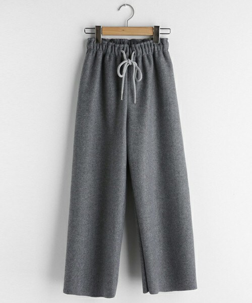 DHOLIC（ディーホリック）の「ウール混ドロストパンツ（その他パンツ・レディース・ベージュ/ブラック/グレー/ブラウン・FREE）」の3枚目の写真