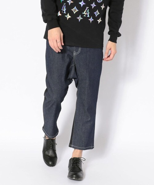 FR(13)NDS(フレンズ)の「FR(13)NDS /フレンズ/デニム切り替えパンツ(パンツ・メンズ・BLUE・M/L)」の1枚目の写真