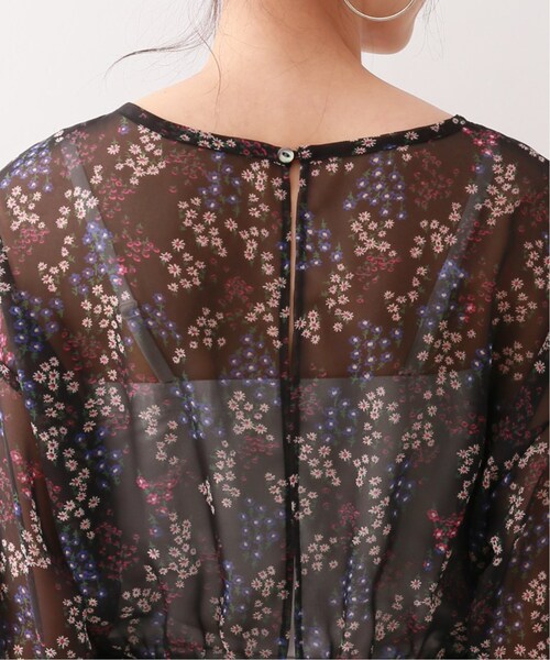 SLOBE IENA（スローブイエナ）の「マルチフラワープリントワンピース