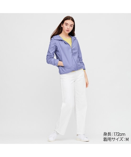 UNIQLO（ユニクロ）の「ポケッタブルUVカットパーカ（その他アウター・レディース・OFF WHITE 01/NAVY 69/LIGHT GREEN 50/GRAY 03/BEIGE 31/PINK 10/BLUE 64/BLACK 09・XS/XXL/3XL/L/M/S/XL）」の7枚目の写真