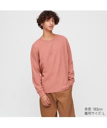 UNIQLO | ワッフルクルーネックT（長袖）(Tシャツ/カットソー)
