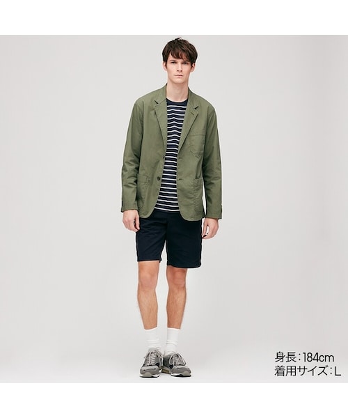 UNIQLO（ユニクロ）の「ウォッシュボーダーT（Tシャツ/カットソー・メンズ・WHITE 00/GRAY 03/RED 16/LIGHT BLUE 60/NAVY 69・4XL/M/XS/3XL/L/S/XL/XXL）」の4枚目の写真