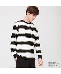 UNIQLO | ウォッシュボーダーT(Tシャツ/カットソー)