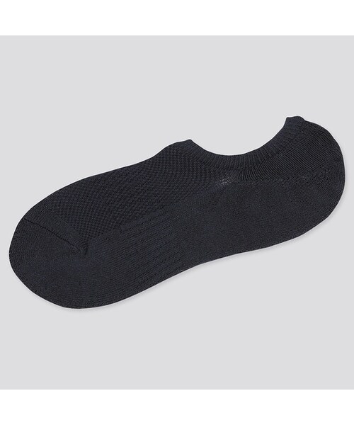 UNIQLO（ユニクロ）の「パイルベリーショートソックス（ソックス/靴下・メンズ・BLUE 65/NAVY 69/RED 16/DARK GRAY 08/GRAY 04/BLACK 09/OFF WHITE 01・27-29/25-27）」の6枚目の写真