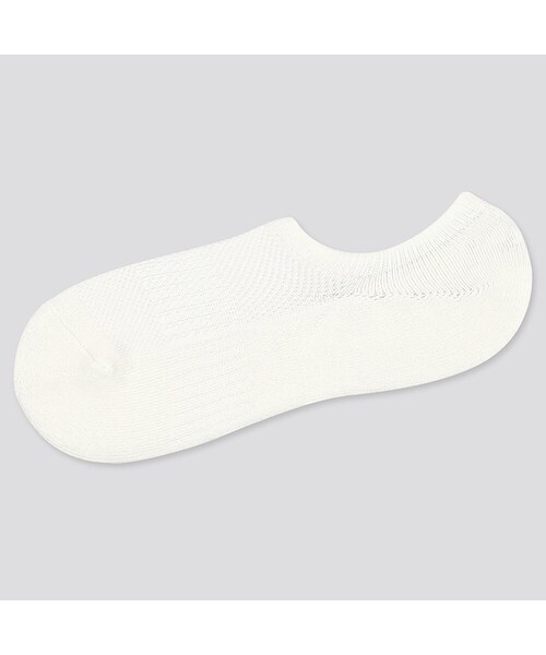 UNIQLO（ユニクロ）の「パイルベリーショートソックス（ソックス/靴下・メンズ・BLUE 65/NAVY 69/RED 16/DARK GRAY 08/GRAY 04/BLACK 09/OFF WHITE 01・27-29/25-27）」の2枚目の写真