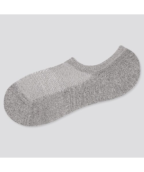 UNIQLO（ユニクロ）の「パイルベリーショートソックス（ソックス/靴下・メンズ・BLUE 65/NAVY 69/RED 16/DARK GRAY 08/GRAY 04/BLACK 09/OFF WHITE 01・27-29/25-27）」の5枚目の写真