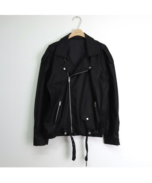 no brand（ノーブランド）の「Big riders jacket（ライダース 