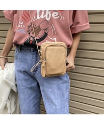 no brand | フェイクレザーポシェット#2003(ショルダーバッグ)