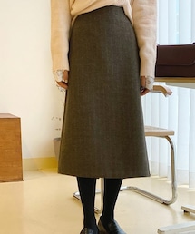 DHOLIC | ピンストライプスリットスカート(スカート)