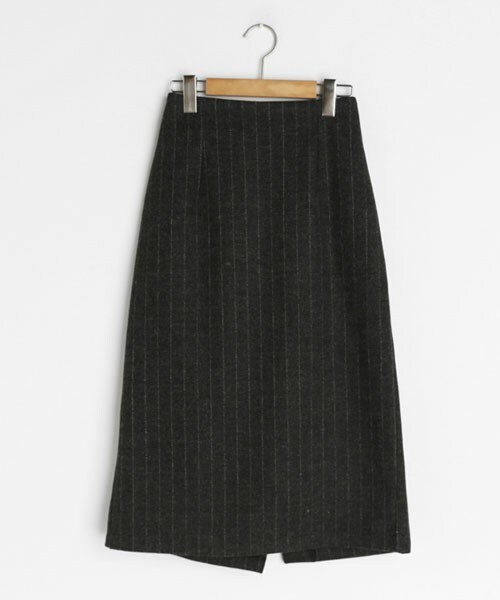 DHOLIC（ディーホリック）の「ピンストライプスリットスカート（スカート・レディース・ブラウン/グレー/その他・FREE）」の3枚目の写真