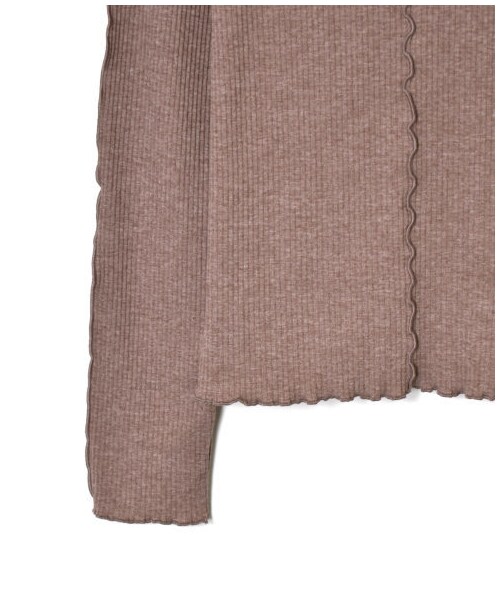 w closet(ダブルクローゼット)の「メロー切替長袖プルオーバー(トップス・レディース・アイボリー/グレーピンク/ベージュ/Lモカ/モカ・FREE/23.5/24.5/M/L)」の13枚目の写真